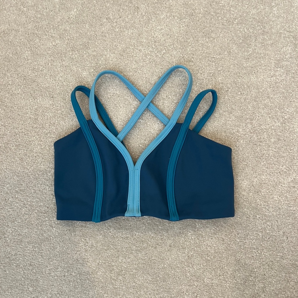 Five Dancewear blue top